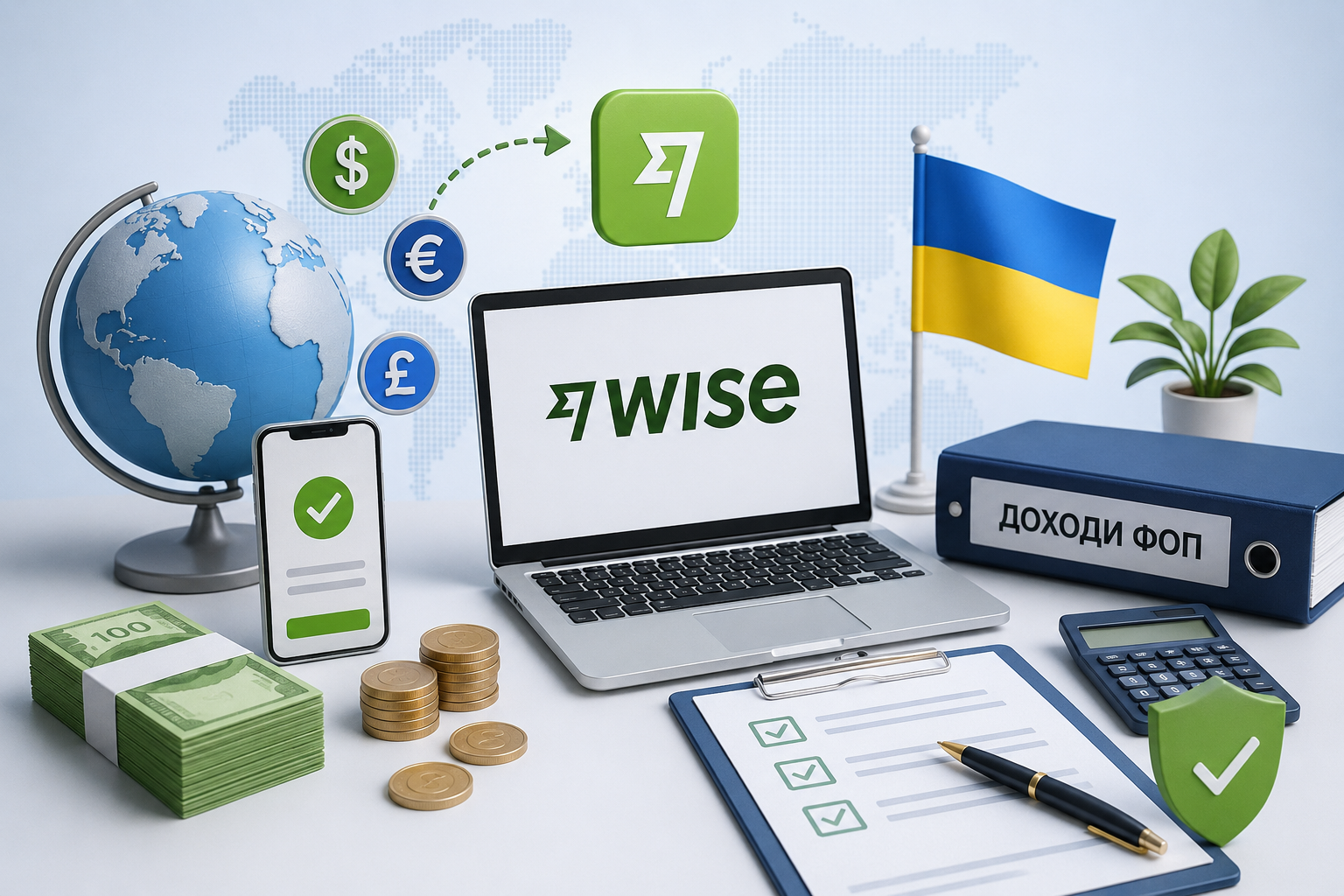 WISE для ФОП у 2026 році: як легально отримувати оплату та вести облік доходів